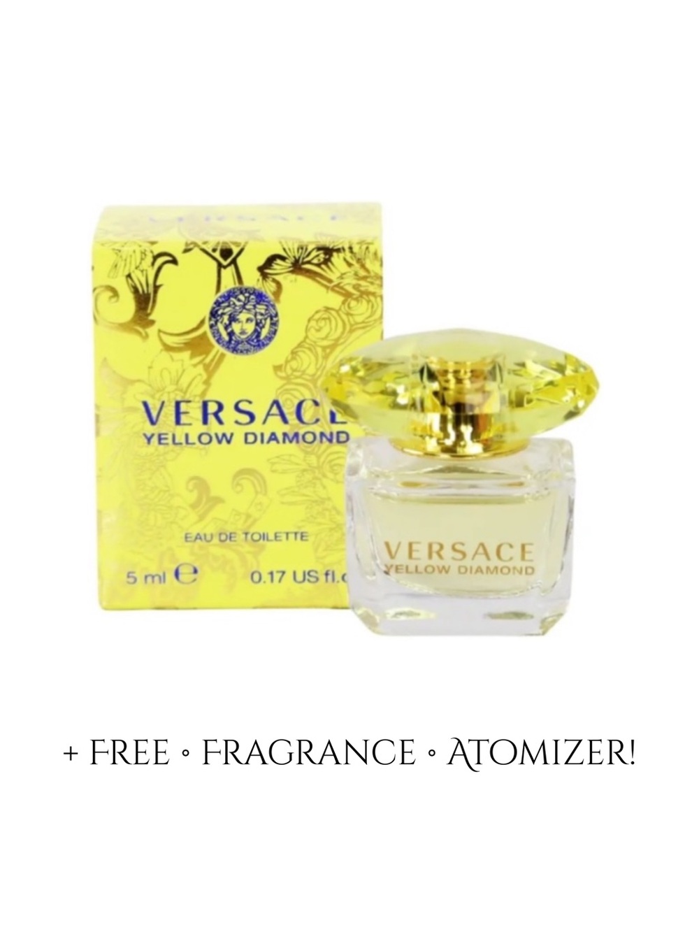 VERSACE Yellow Diamond Eau de Toilette Dab-on - .17 fl oz NIB
